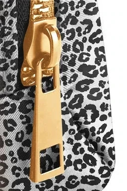 Leopard Print Buckle Canvas Waist Pack Belt Bag (Multiple Colors)