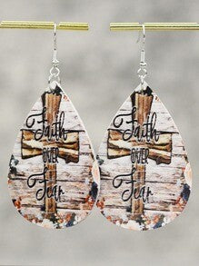 Faith Over Fear Earrings