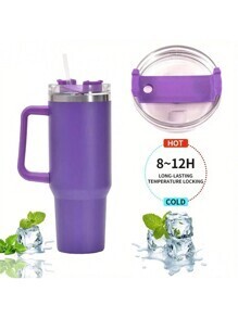 Solid Tumblers w/Lid & Straw 40oz (Multiple Colors)