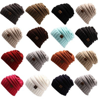 Crimping Wool C.C. Beanie  (Multiple Colors)