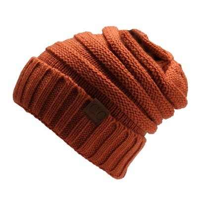 Crimping Wool C.C. Beanie  (Multiple Colors)