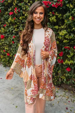 Boho Patchwork Kimono