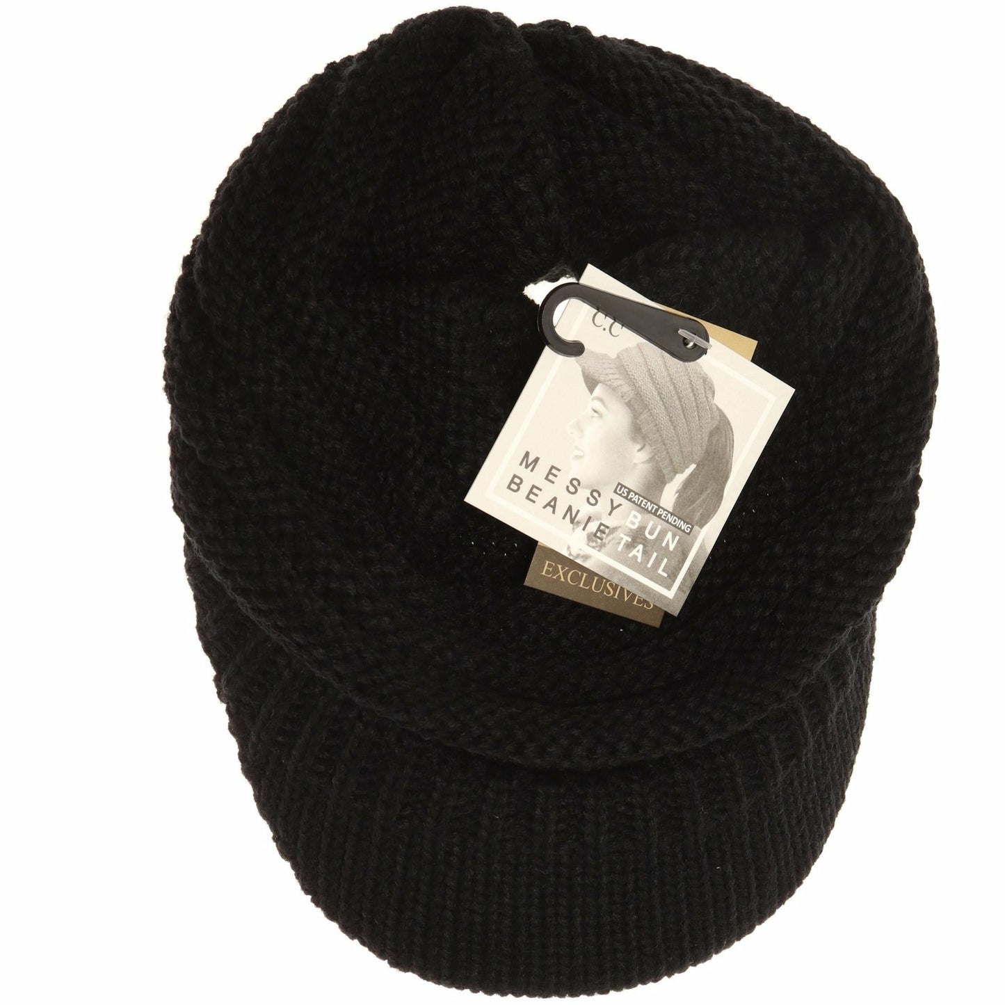 Knit Beanie Tail Cc Cap