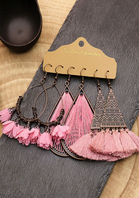 3 Pair Boho Earrings