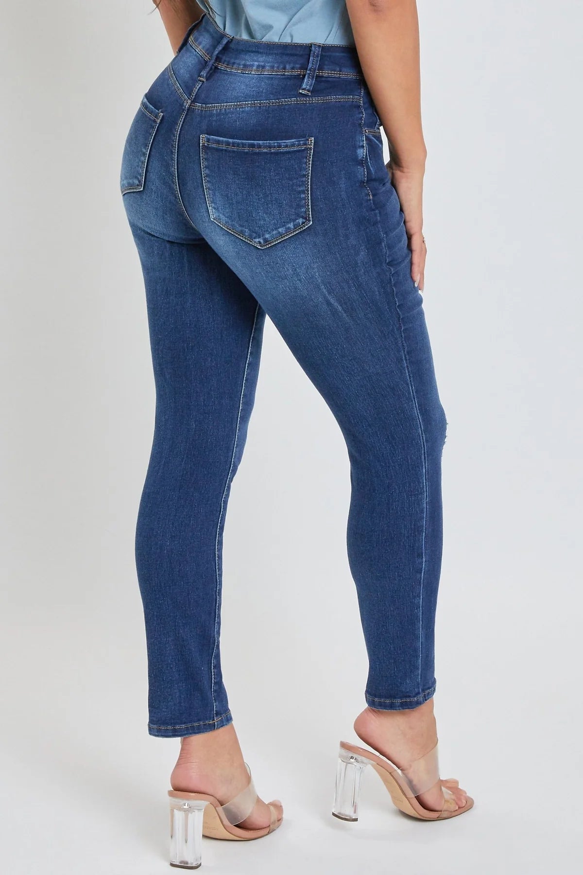 YMI Missy Petite Hide Your Muffin Top Classic Skinny Jean