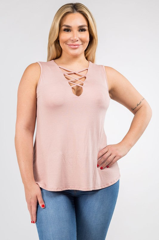 WOMENS PLUS SIZE TANK TOP