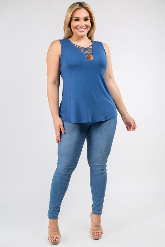 WOMENS PLUS SIZE TANK TOP