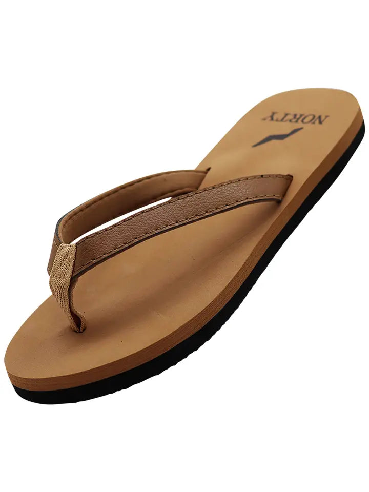 Soft Cushioned Footbed Flip Flop Thong Sandal - Camel