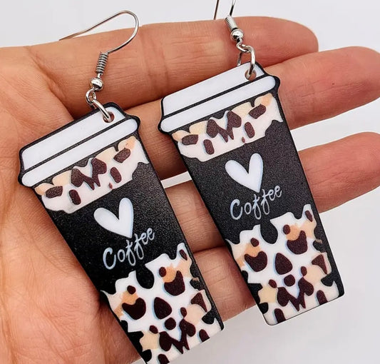 Coffee Earrings