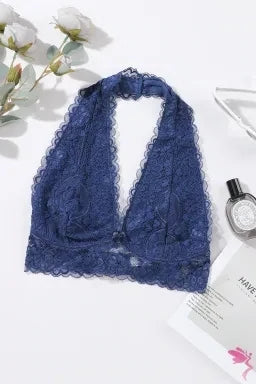 Crochet Halter Neck Bralette (Multiple Colors)