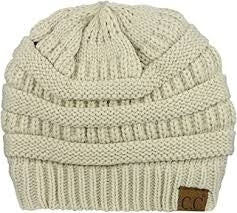 Crimping Wool C.C. Beanie  (Multiple Colors)