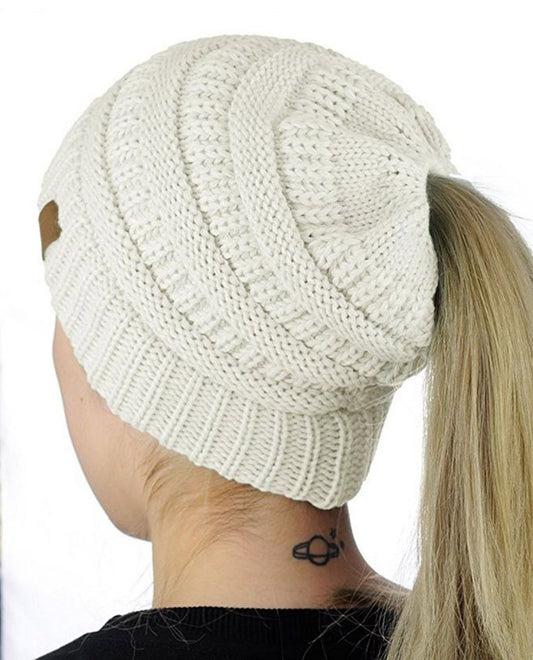 Ponytail C.C. Beanie (Multiple Colors)