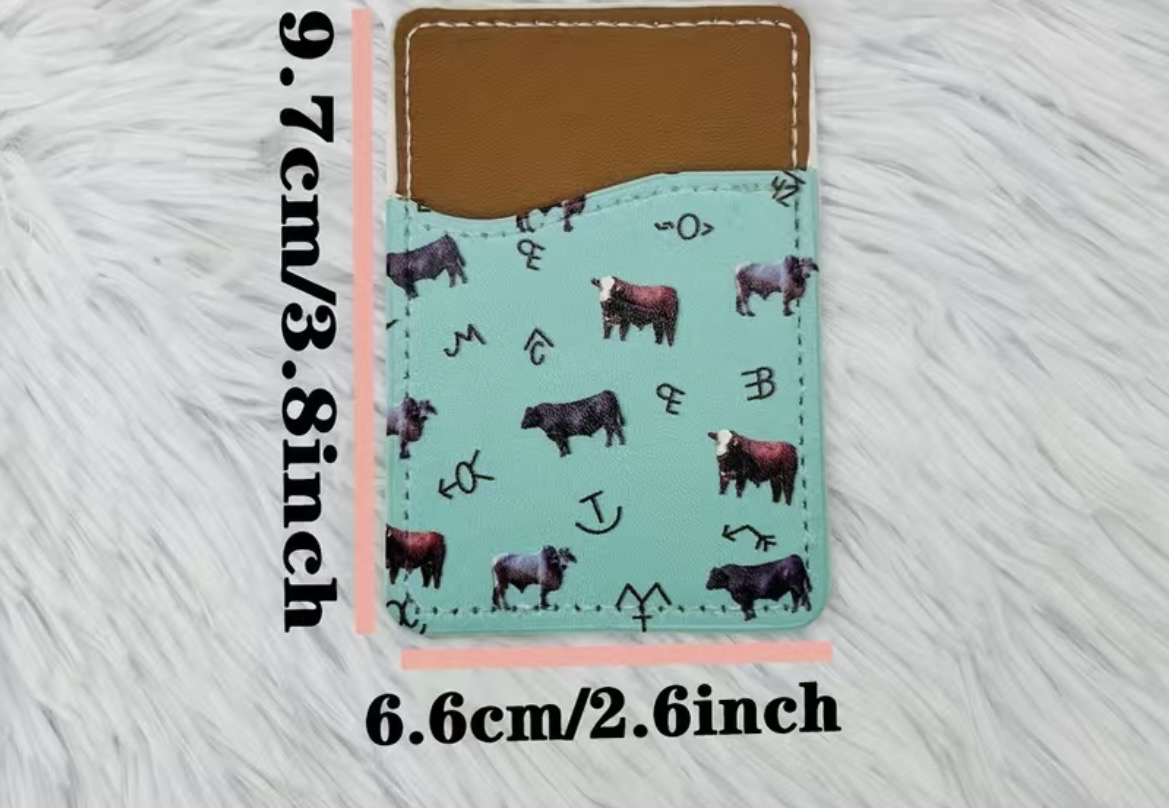 Mobile Phone Card Holder - Western Style